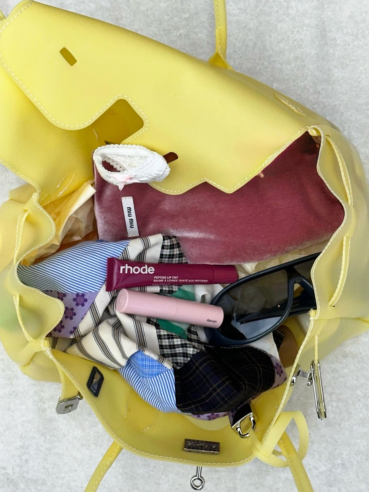 Jello Tote Butter Yellow (Large)