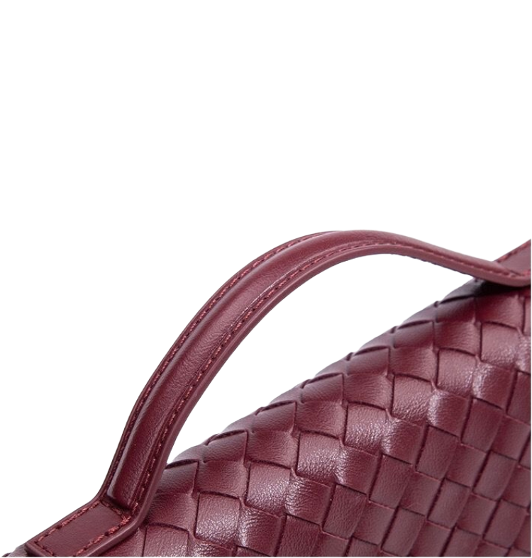 THE SERA BAG - WOVEN VEGAN LEATHER