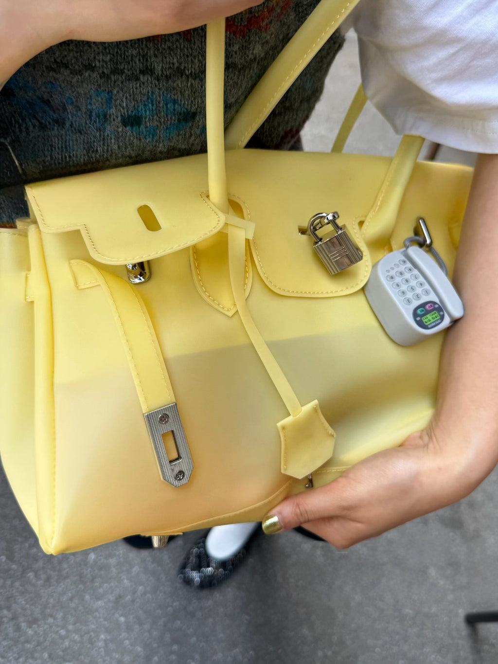 Jello Tote Butter Yellow (Large)