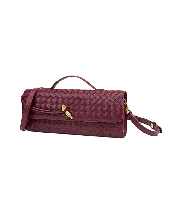 THE SERA BAG - WOVEN VEGAN LEATHER