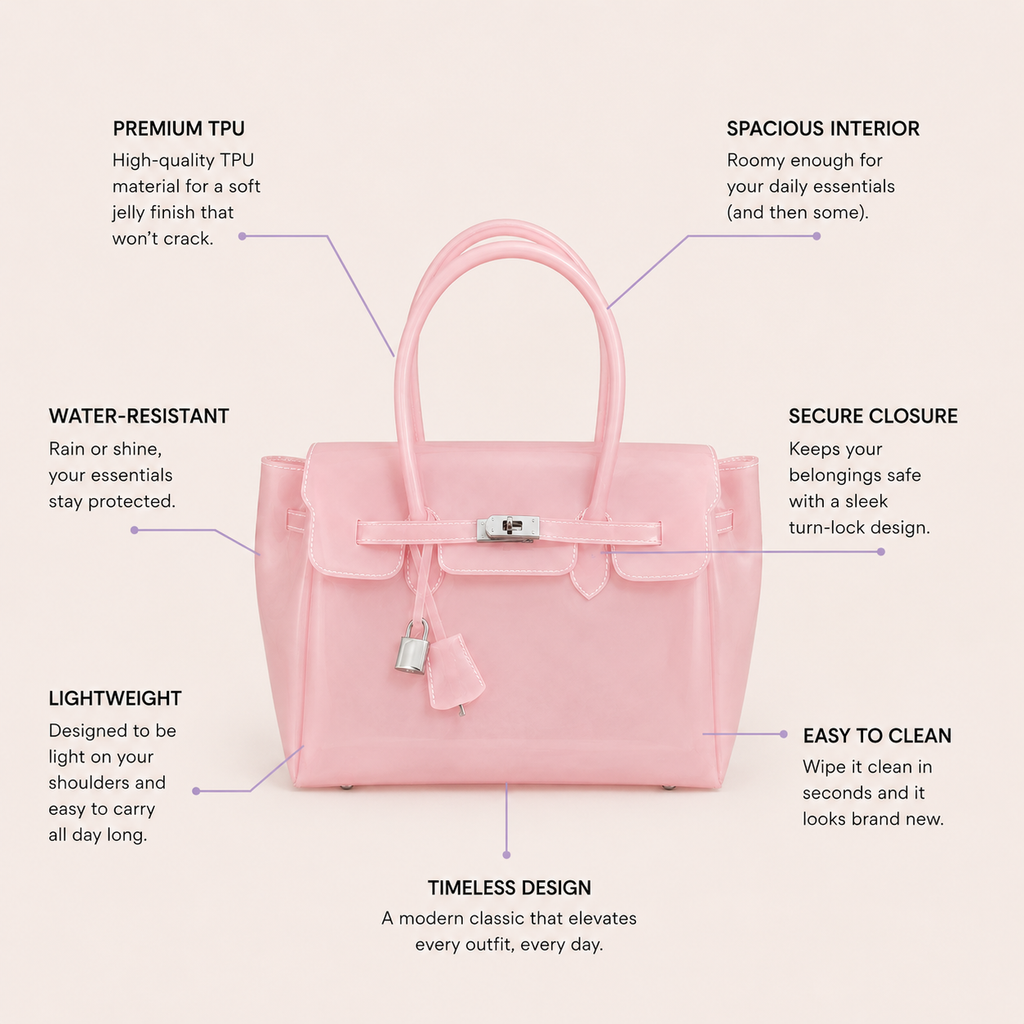 Jello Tote Pink (Large)