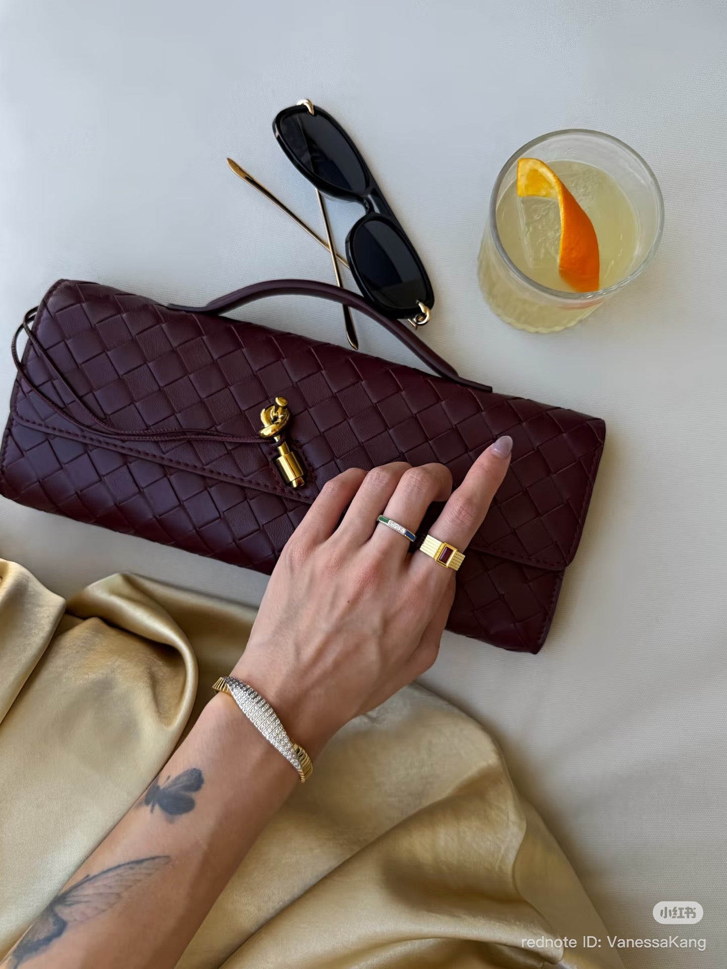 THE SERA BAG - WOVEN VEGAN LEATHER