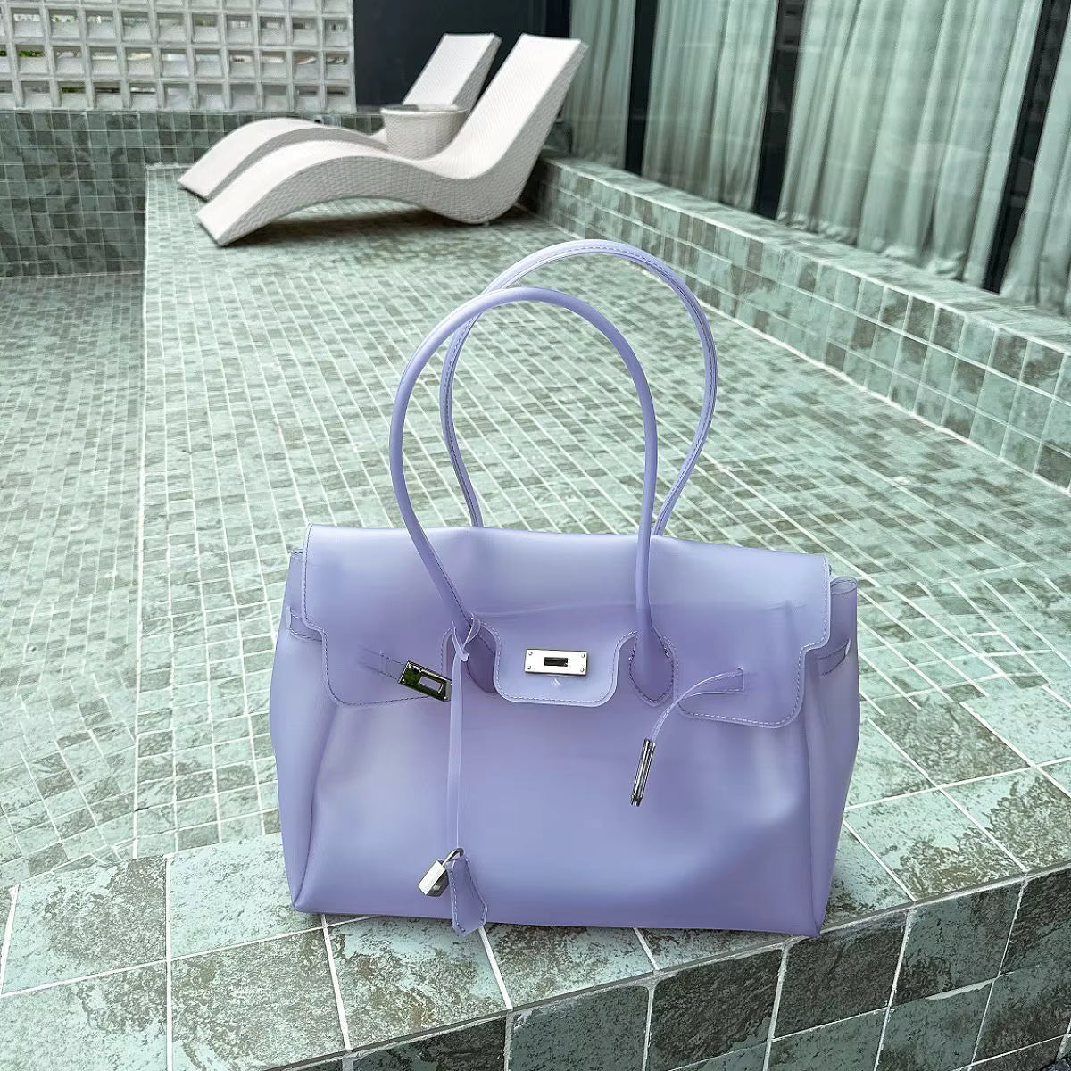 Jello Tote Violet (Large)