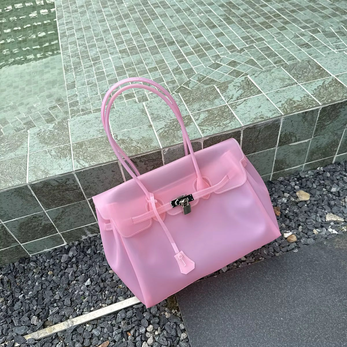 Jello Tote Pink (Large)