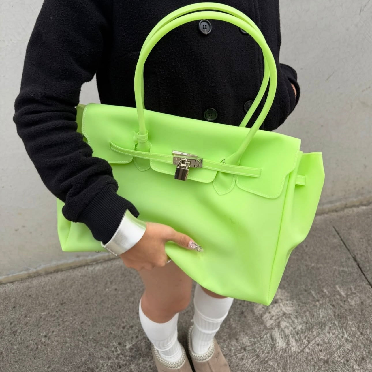 Jello Tote Green