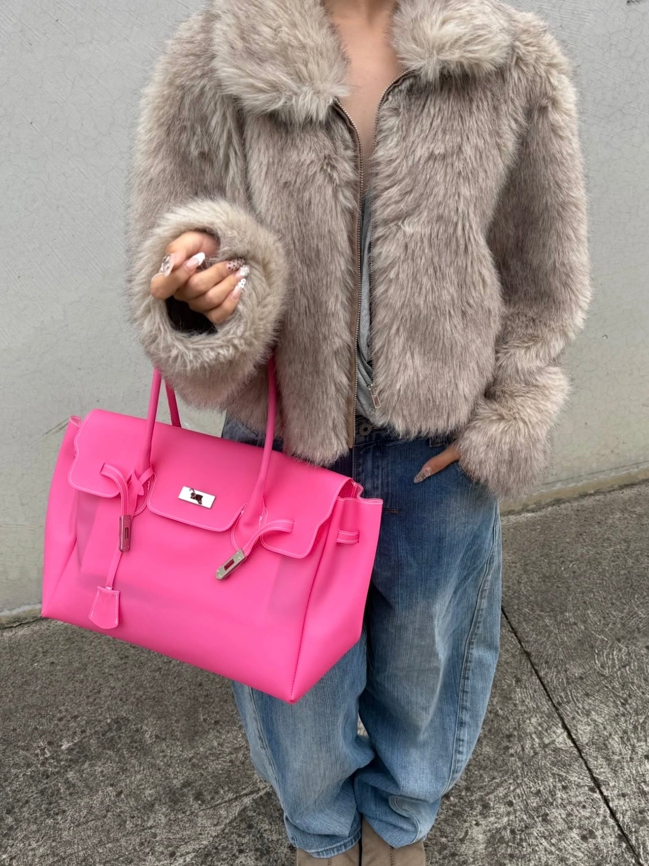 Jello Tote Barbie Pink