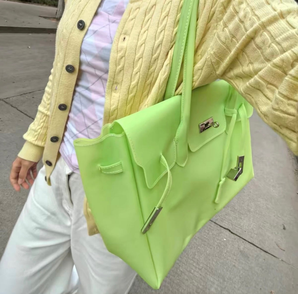 Jello Tote Green | Jelly Firkin