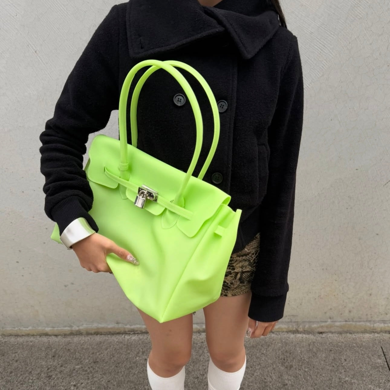 Jello Tote Green