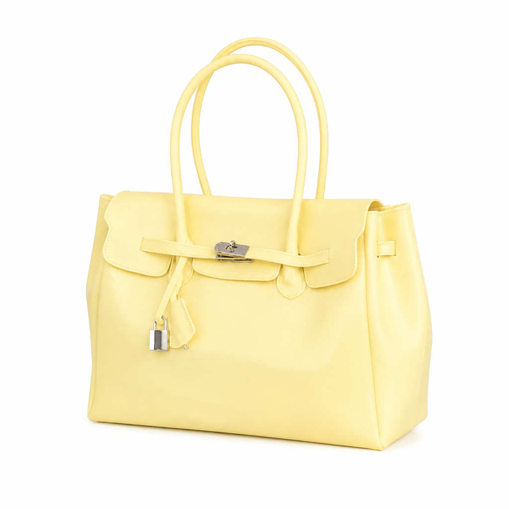 Jello Tote Butter Yellow (Large)