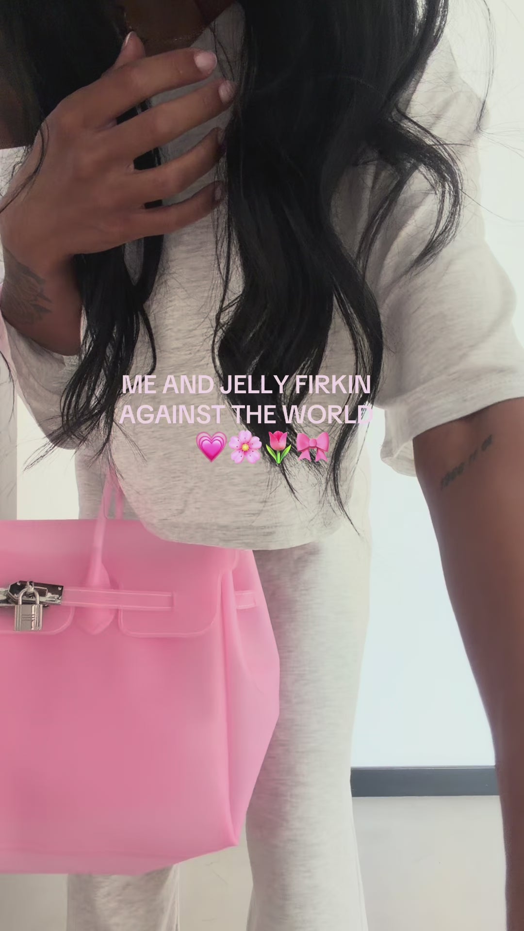 Jello Tote Pink | Jelly Firkin